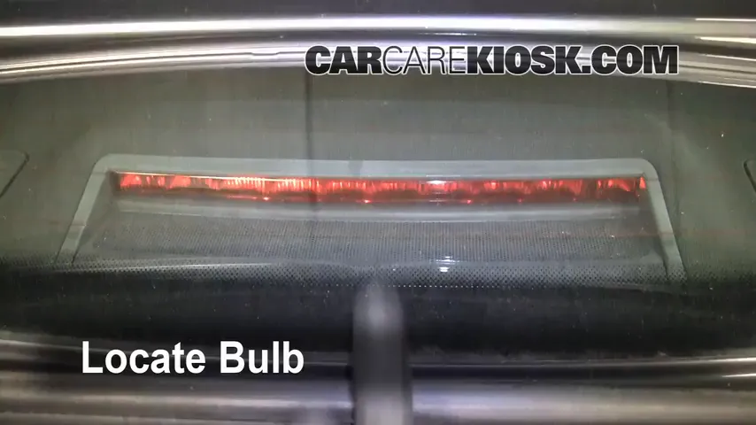 2004 Audi A6 3.0L V6 Lights Center Brake Light (replace bulb)